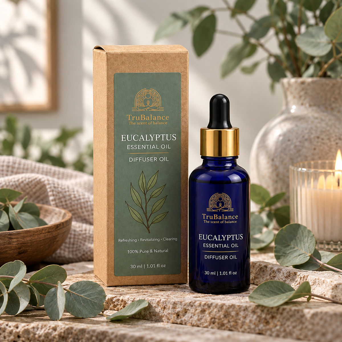TruBalance Eucalyptus Essential Diffuser Oil 30ml