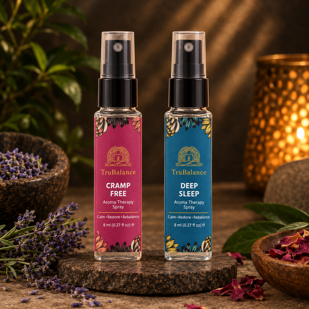 Mini Relief Kit – Cramp Free + Deep Sleep 16ml